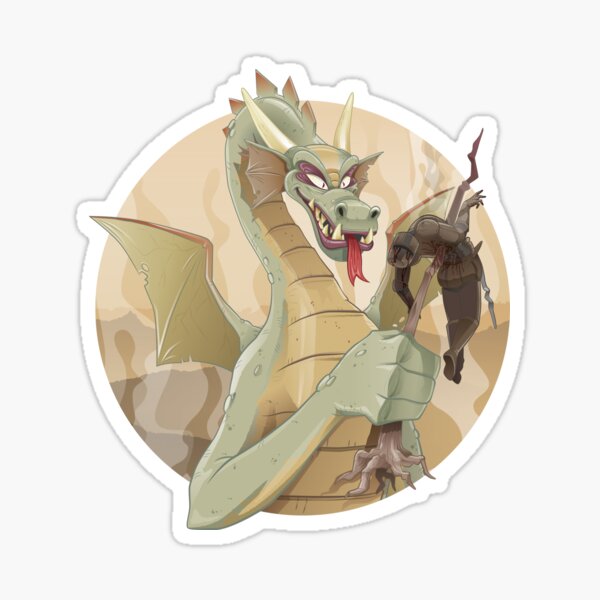 Dragons - Knight Skewer Sticker