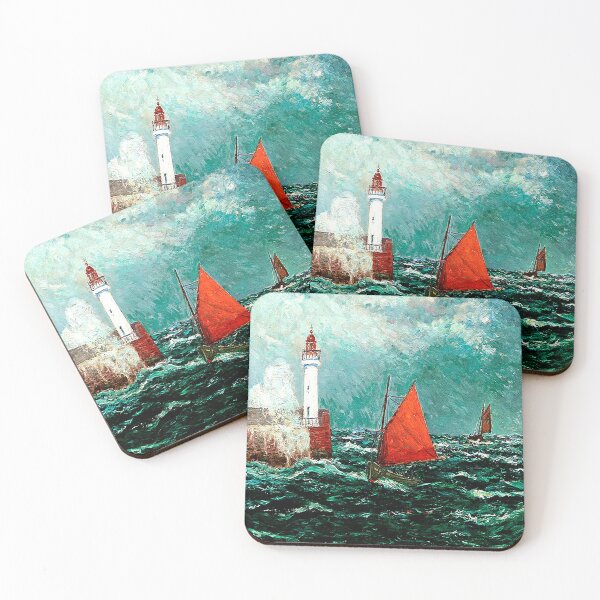 Item preview, Back to Fishing boats in Belle-Isle-en-Mer-Maxime Maufra designed and sold by LexBauer.