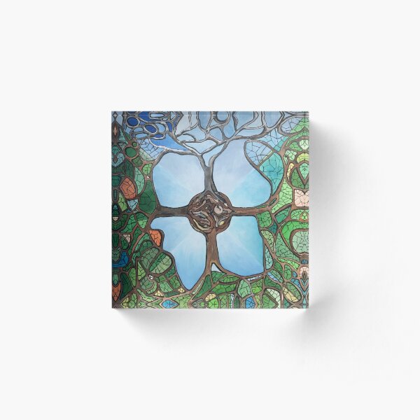 Four Seasons - Nature's natural painter Acrylic Block