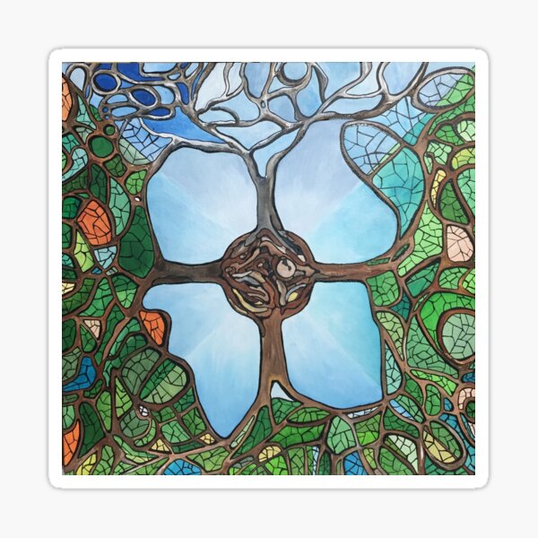 Four Seasons - Nature's natural painter Sticker