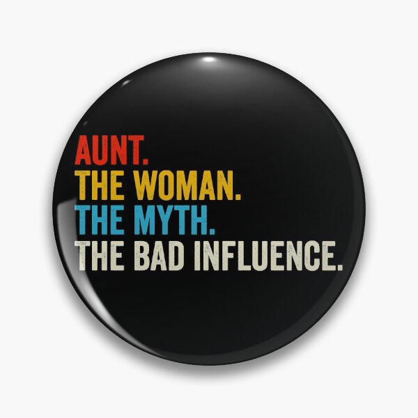 Item preview, Womens Funny Vintage Aunt The Woman The Myth The Bad Influence designed and sold by Mo Foudah.