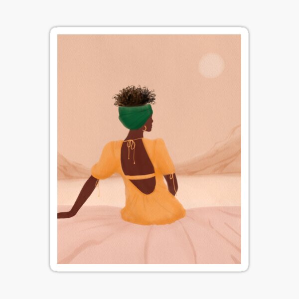 Item preview, African Woman Boho Art designed and sold by trajeado14.