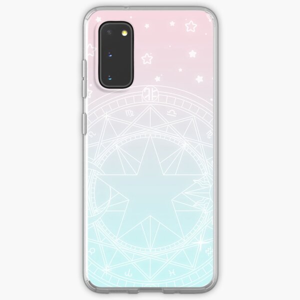 Cardcaptor Sakura Pink & Teal Stars Samsung Galaxy Soft Case