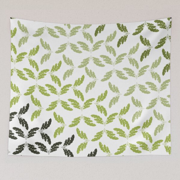 Item preview, Colorful Vibrant Tropical Banana Leaf Pattern designed and sold by sinceanna.