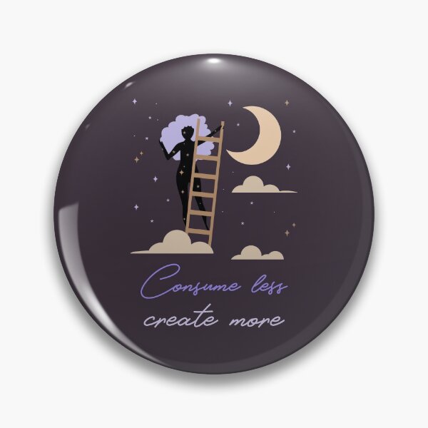 Item preview, motivational quote to give inspiration consume less create more designed and sold by javes93.