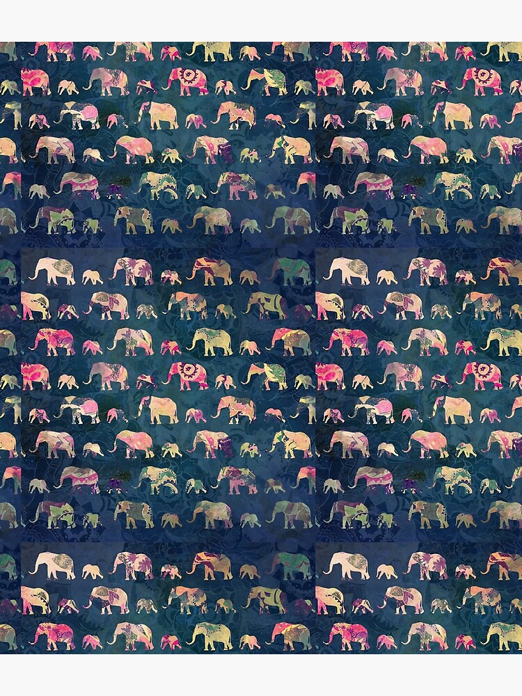 Colorful Elephants by elenabdesigns