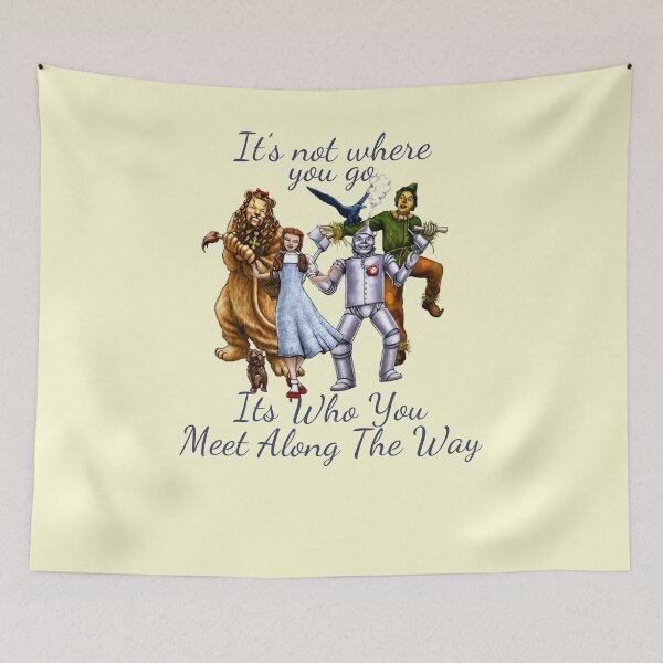 Item preview,  Dorothy Quotes It's not where you go, it's who you meet along the way Vintage Fantasy designed and sold by TopTeeShop.