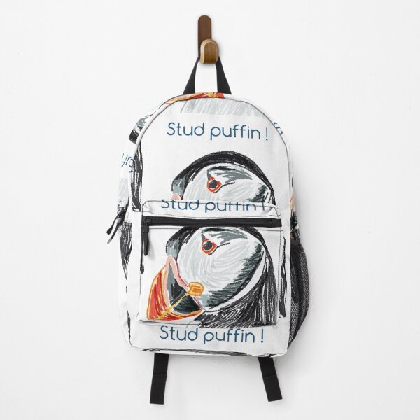 Item preview, “Stud Puffin” designed and sold by Hazel McKinnon.