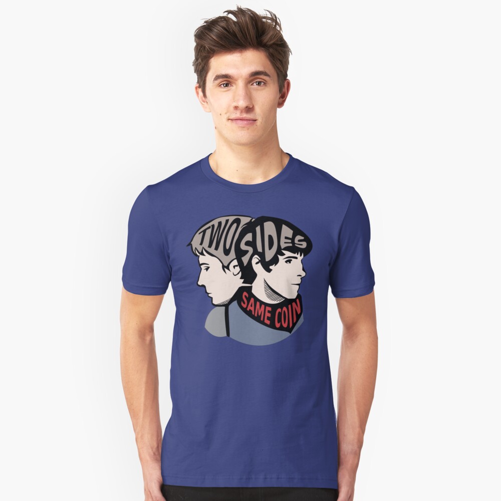 two-sides-of-the-same-coin-t-shirt-by-lrabiega-redbubble