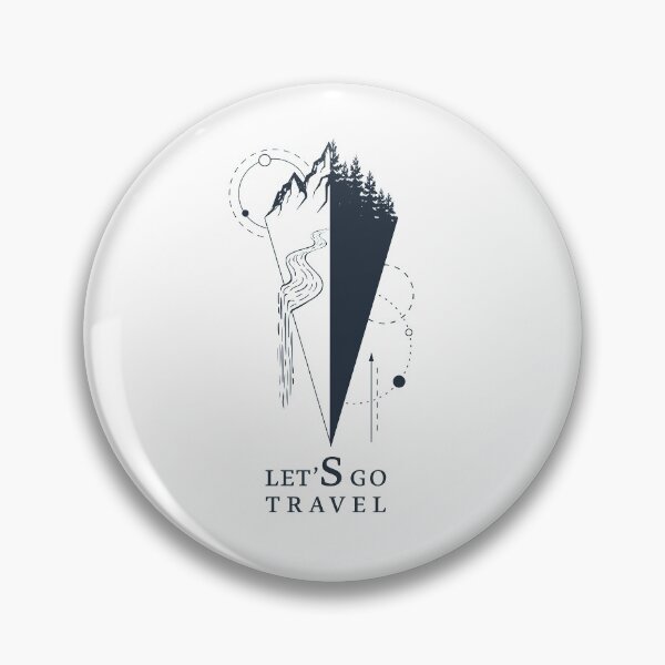 Item preview, Compass. Let's Go Travel. Motivational Quote. Adventure, Travel, Wanderlust. designed and sold by Sloth Astronaut.