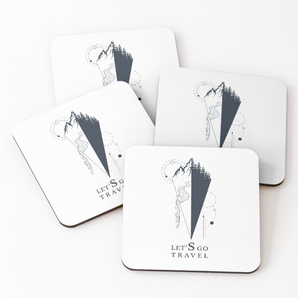 Item preview, Compass. Let's Go Travel. Motivational Quote. Adventure, Travel, Wanderlust. designed and sold by Sloth Astronaut.
