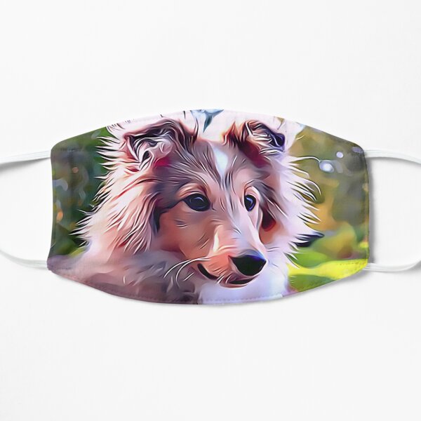 Shetland Sheepdog Puppy Flat Mask