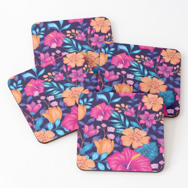 Item preview, Pink Orange Hisbiscus Flower designed and sold by noirty.