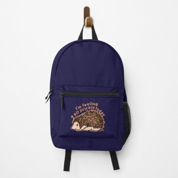 Hedgehog Design I'm Feeling A Bit Prickly Today Backpack
