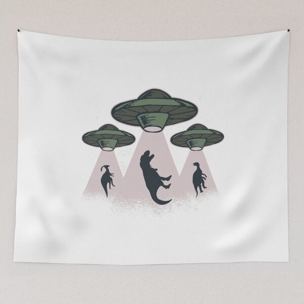 Item preview, Aliens kidnapping dinos designed and sold by MihneaL.