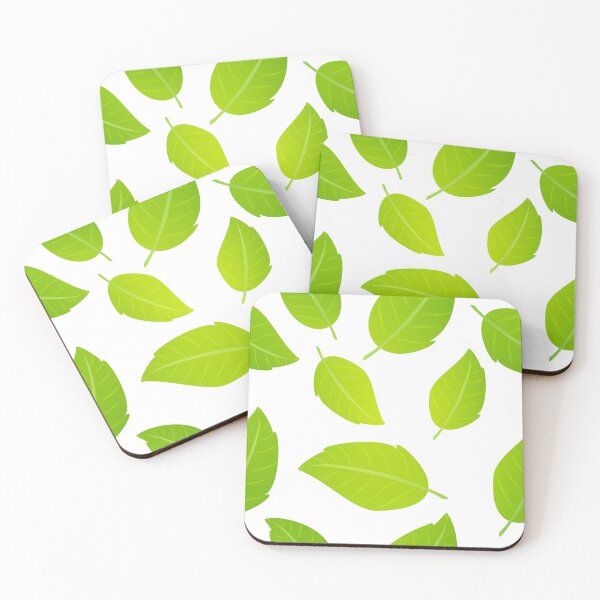 Item preview, Green tropical leaves pattern designed and sold by Illutino.