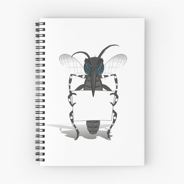Item preview, Aedes Aegypti Mosquito stilt holding small poster. Ideal for informational and institutional related sanitation and care designed and sold by LucianoCosmo.