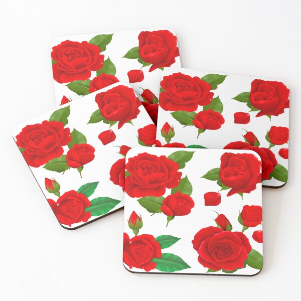 Item preview, Red Rose Pattern designed and sold by noirty.