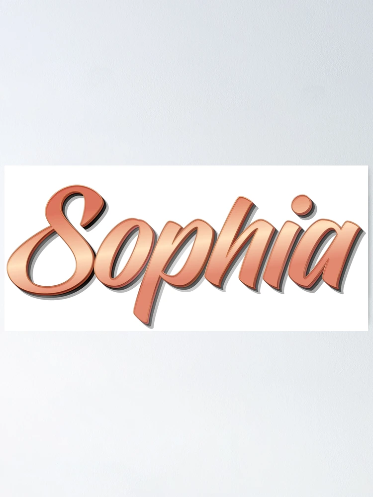 SOPHIAポスターのみ Sophia My Name is Sophia!