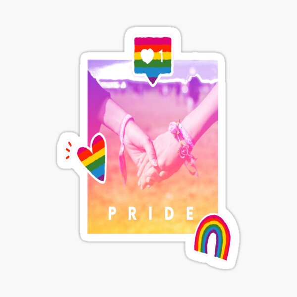  Pride Rainbow Heart Sticker By ON IT247 Redbubble