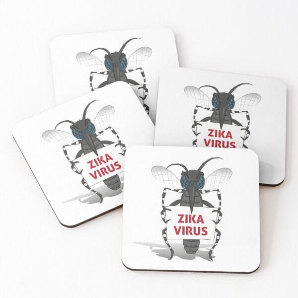 Item preview, Aedes aegypti Mosquito stilt holding poster Zika virus. Ideal for informational and institutional related sanitation and care designed and sold by LucianoCosmo.