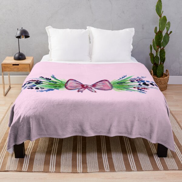 Item preview, Lavender Pattern - Pink Bow designed and sold by baudrillier.