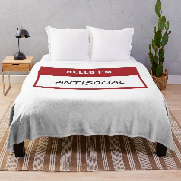 Item preview, HELLO I'M ANTISOCIAL - RED designed and sold by SarahConH.