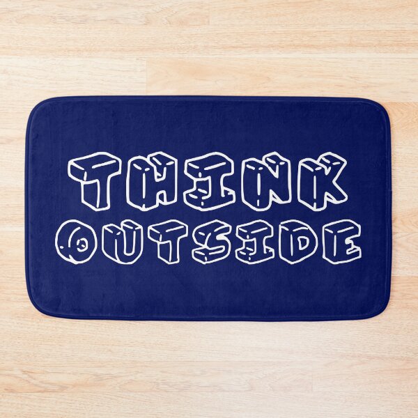 Item preview, Think outside, white logo  designed and sold by FabSpark.