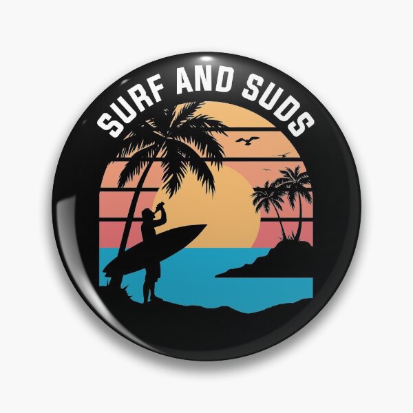 Item preview, Retro Sunset Surfer Beer designed and sold by Byfab.