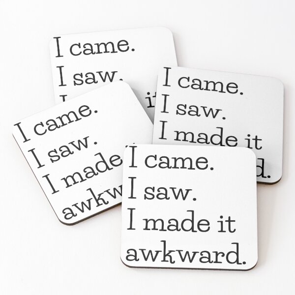 Item preview, Funny Design Awkward I Came I Saw I Made It Awkward designed and sold by JustCreativity.