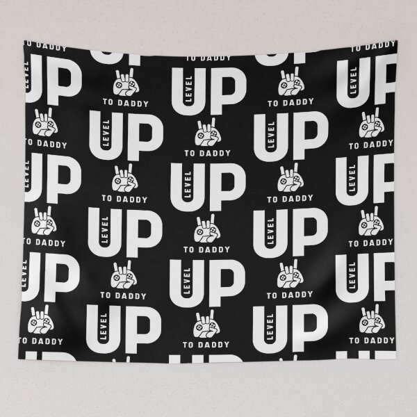 Item preview, Mens Level Up To Daddy - Gift Funny Dad Fathers Day designed and sold by DiogoCalheiros.