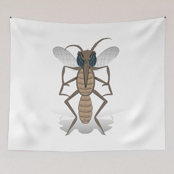 Item preview, Mosquito mascot stilt front. Ideal for informational and institutional related sanitation and care designed and sold by LucianoCosmo.