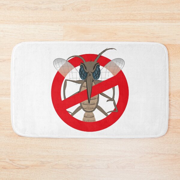 Item preview, Nature, Mosquito stilt with prohibited sign, front. Ideal for informational and institutional related sanitation and care designed and sold by LucianoCosmo.