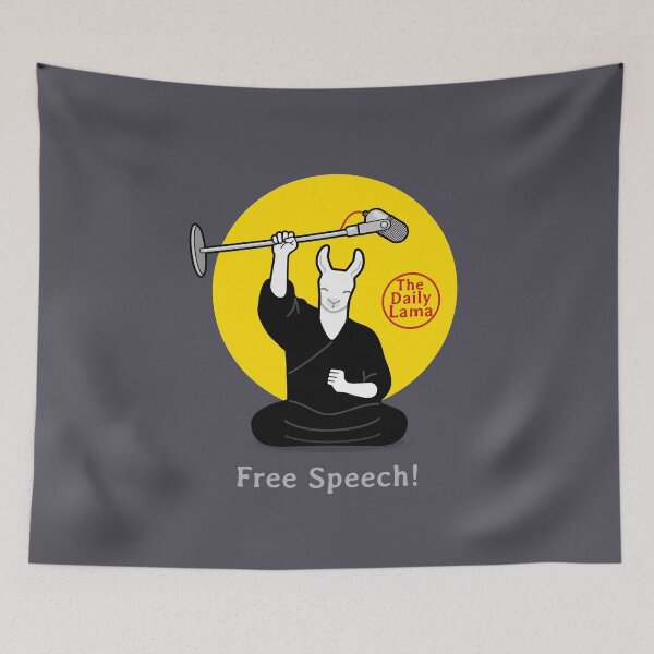 Item preview, Free Speech!   designed and sold by TheDailyLama.