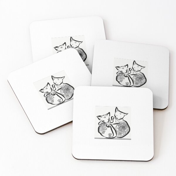 Item preview, Wynter and Janet Monmon cat tattoo design designed and sold by Hazel McKinnon.