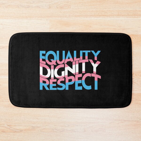 Item preview, Equality Dignity Respect Flag Transgender Pride design designed and sold by jakehughes2015.