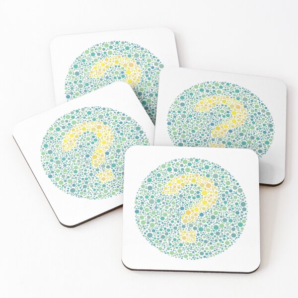 Item preview, Question Mark Ishihara Test designed and sold by Cornea-Designs.