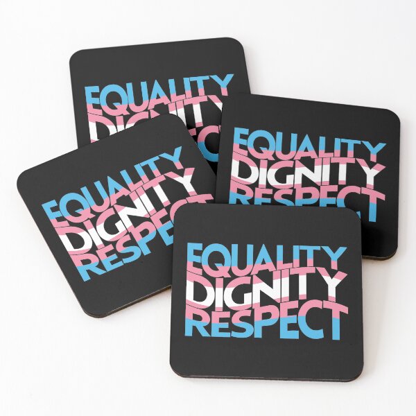 Item preview, Equality Dignity Respect Flag Transgender Pride design designed and sold by jakehughes2015.