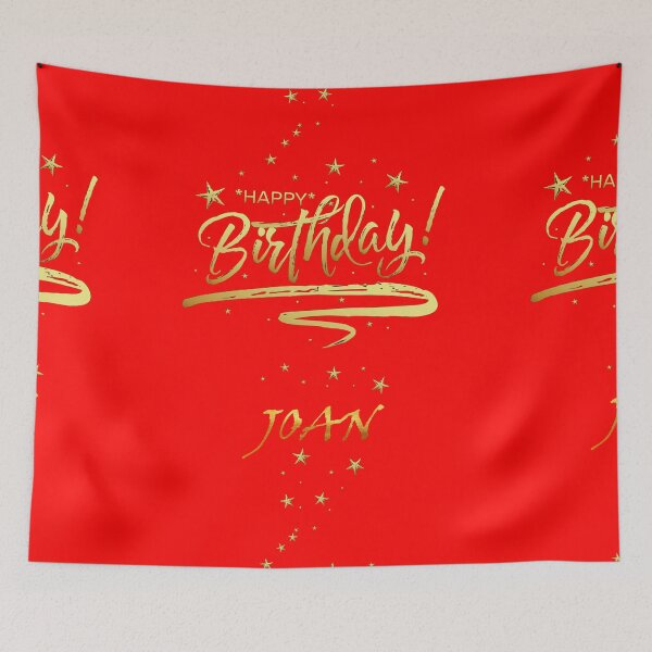 Item preview, HAPPY BIRTHDAY JOAN : Unique & Special Gift that Customs on your Personal Name with an Enjoying & Lovely Design designed and sold by roji-world-shop.