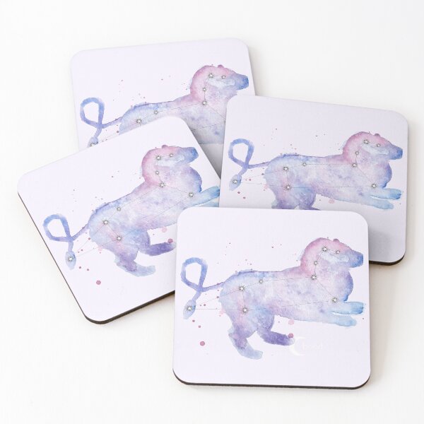 Item preview, Leo Zodiac Galaxy Watercolor designed and sold by baudrillier.