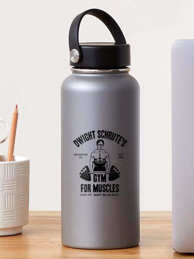 The Office Powder Shaker Bottle, 25oz - Dwight Schrute's Gym for