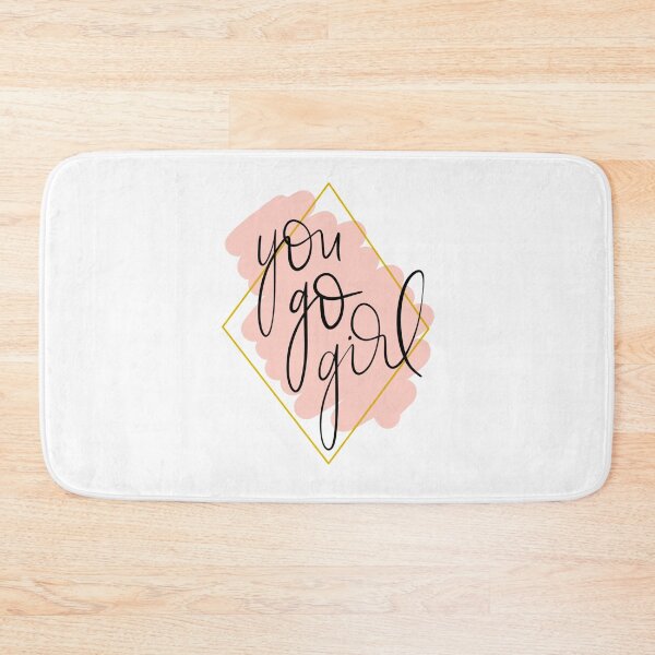 Item preview, You go girl - inspirational and motivational words designed and sold by Paula Barriga.
