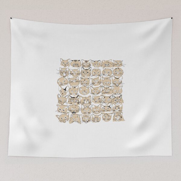 Item preview, Cat Face Expressions and Moods designed and sold by friendlyspoon.