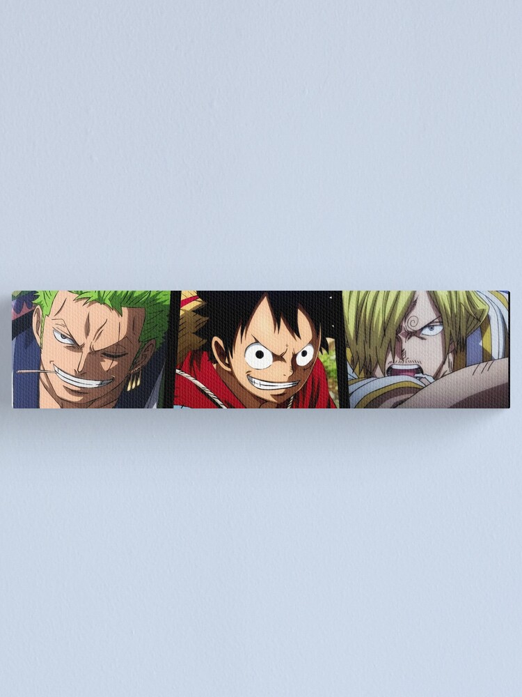 One Piece Monster Trio Canvas Print By Diplodonovan Redbubble