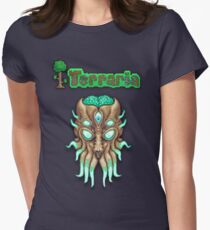 Terraria Moon Lord Head Women's Fitted T-Shirt
