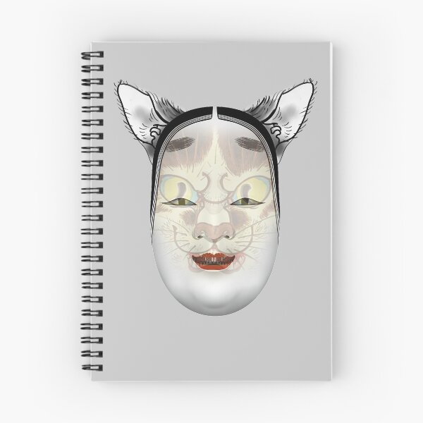 Item preview, Bakeneko and onna mask designed and sold by Blacklinesw9.
