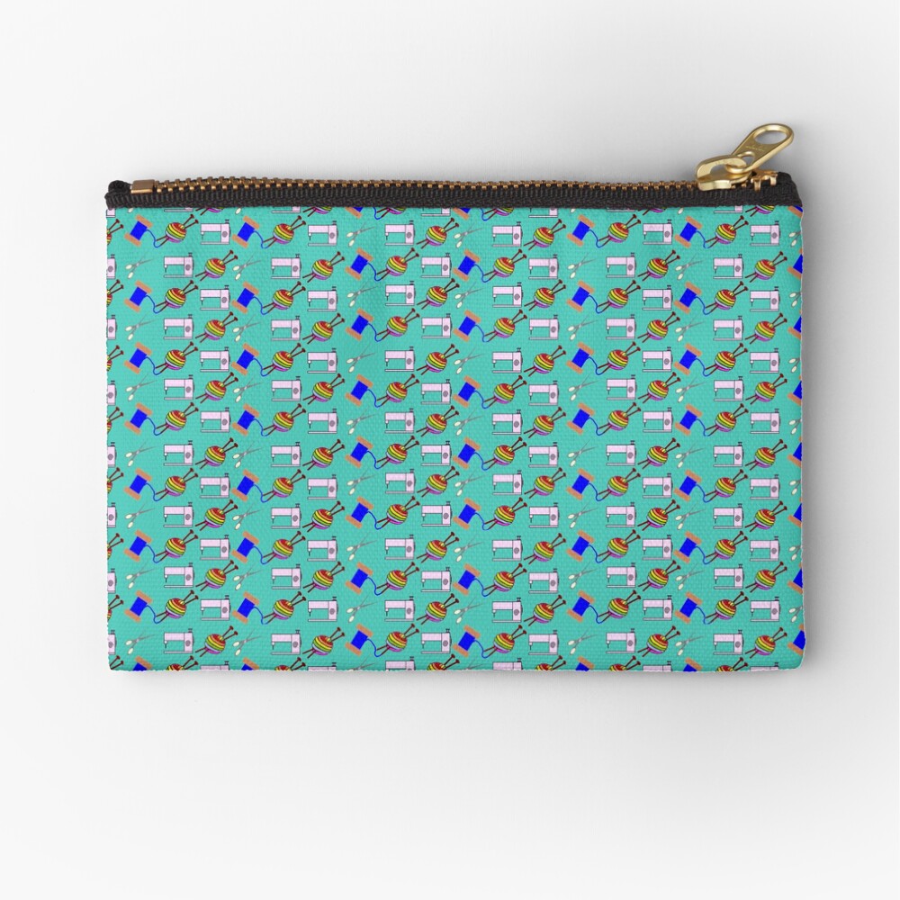Crafts everywhere collage Zipper Pouch