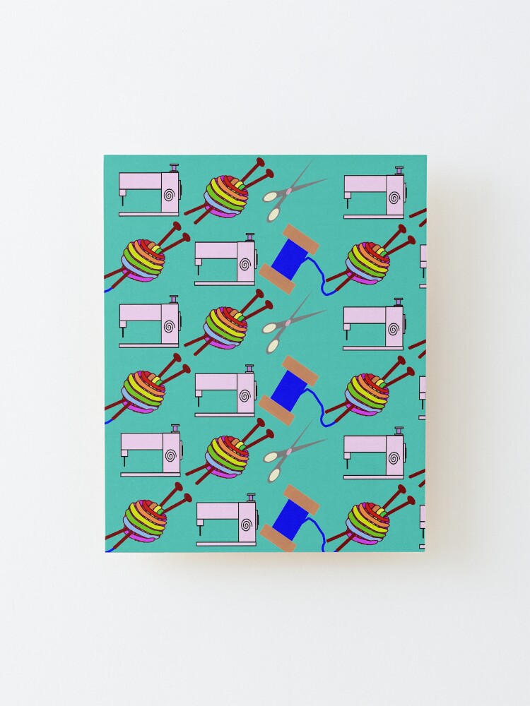 Alternate view of Crafts everywhere collage Mounted Print