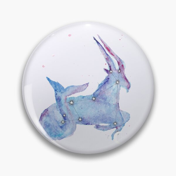 Item preview, Capricorn Zodiac Galaxy Watercolor designed and sold by baudrillier.