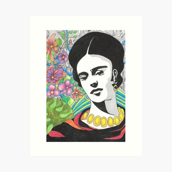 Frida Kahlo Icon Art Print